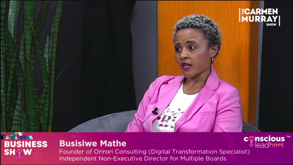 Interview: Busi Mathe on The Carmen Murray Show | Conscious LeadHERS